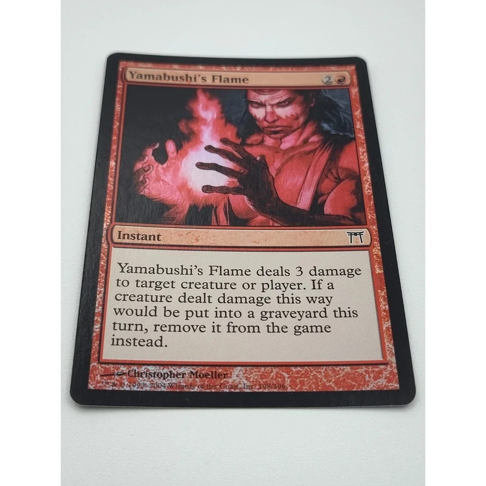 MTG FOIL Yamabushi's Flame #198 Champions Kamigawa '04 Magic Gathering BG1WA1967